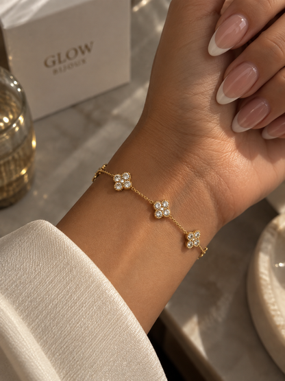 Bracelet Éclat Trèfle